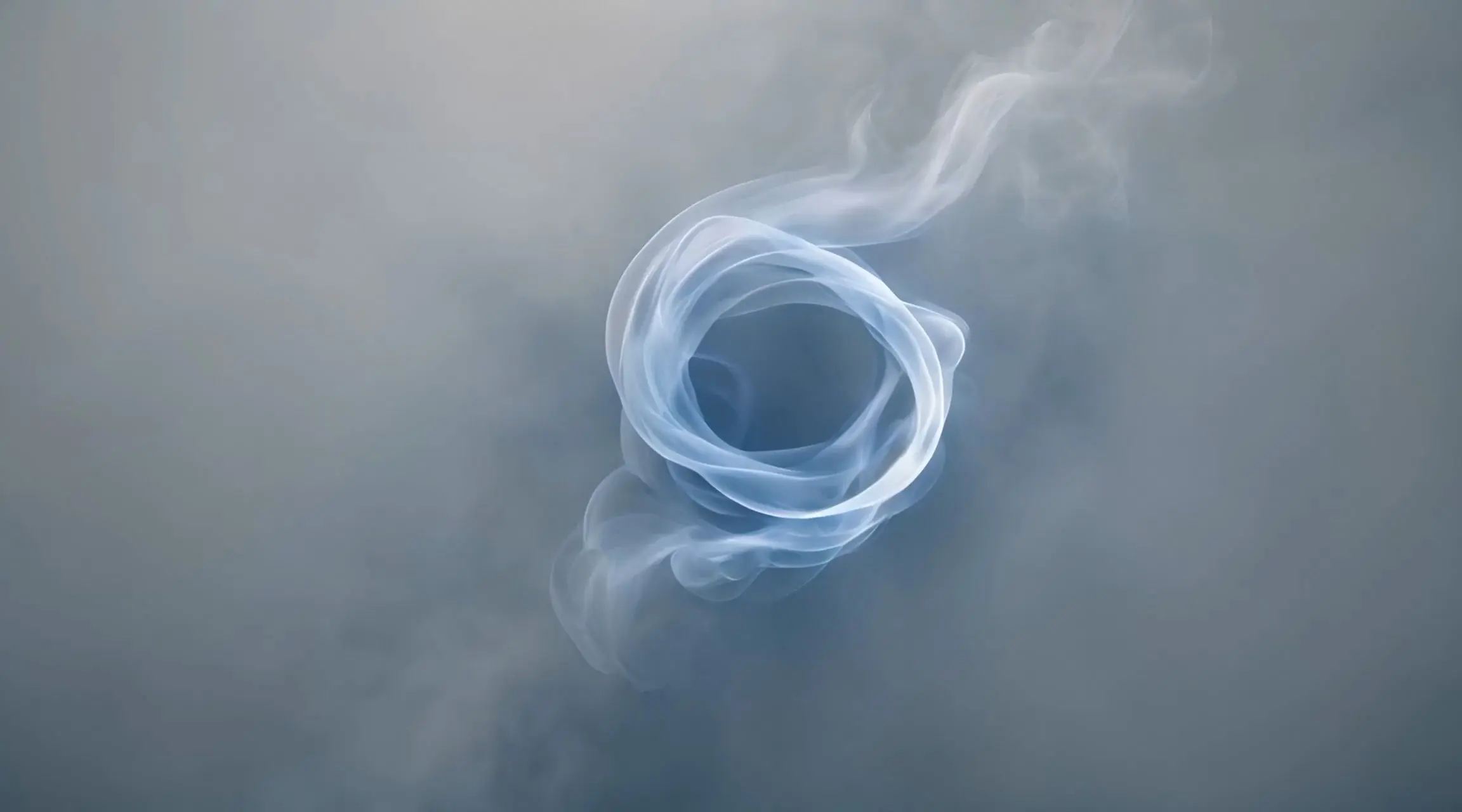 Serene Blue Swirls Cinematic Smoke Clip
